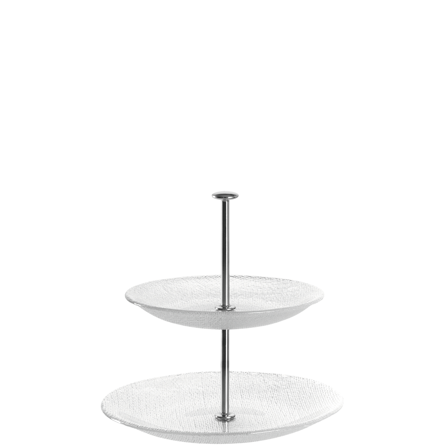 Glas-Etagere PRALINA 2-stöckig