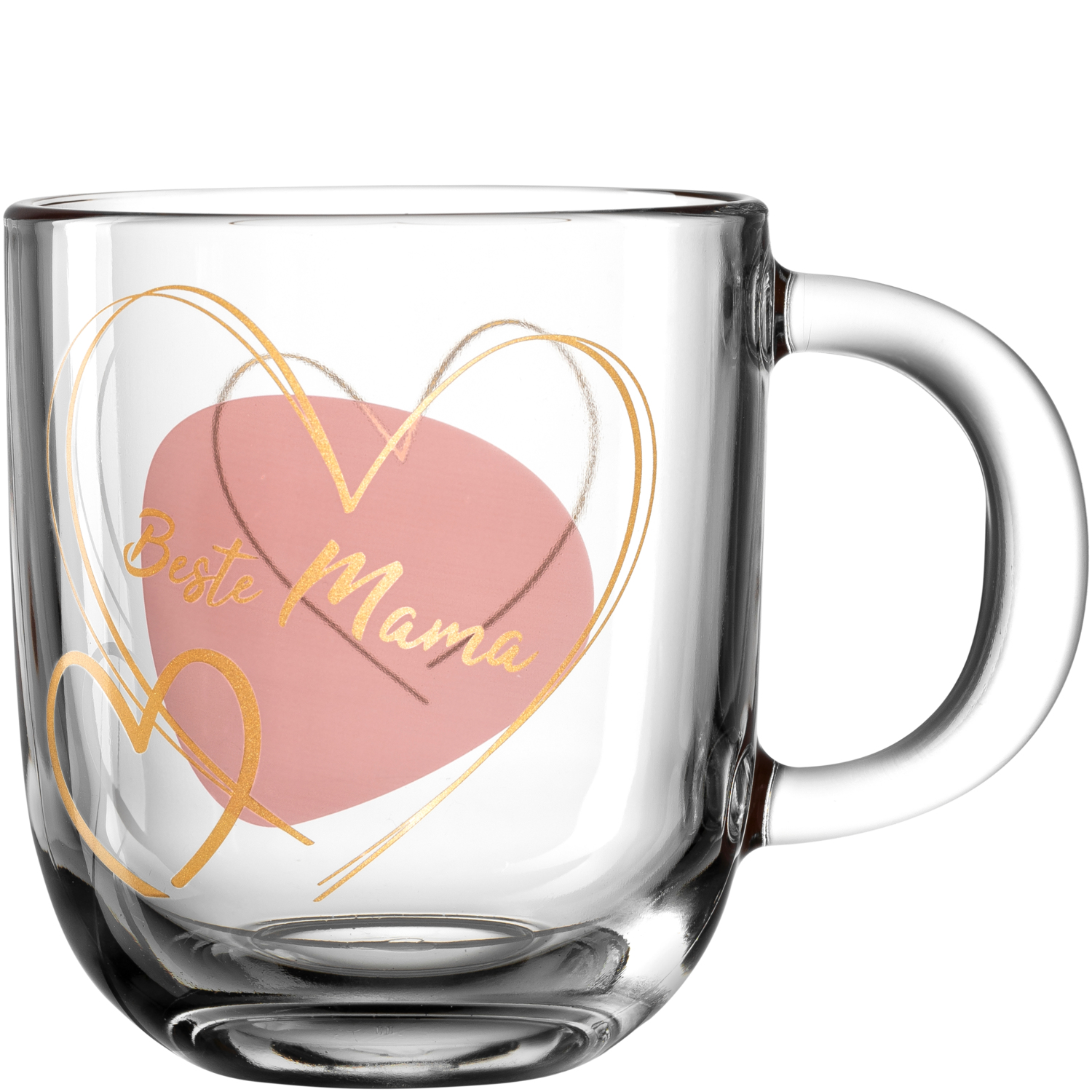 Tasse EMOZIONE 400 ml apricot 'Beste Mama'